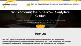 What Sparrow-analytics.de website looked like in 2017 (6 years ago)