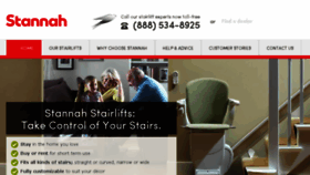 What Stannah-stairlifts.com website looked like in 2017 (6 years ago)