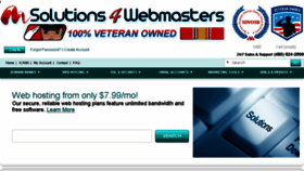What Solutions4webmasters.com website looked like in 2017 (6 years ago)