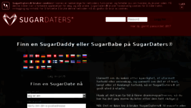 What Sugardaters.no website looked like in 2017 (8 years ago)