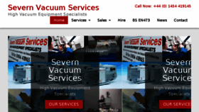 What Severnvacuum.co.uk website looked like in 2017 (6 years ago)