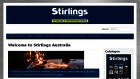 What Stirlingsaustralia.com.au website looked like in 2017 (6 years ago)