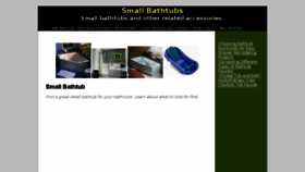 What Smallbathtubs.net website looked like in 2017 (6 years ago)