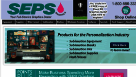 What Sepsgraphics.com website looked like in 2017 (6 years ago)