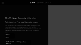 What Swktech.com website looked like in 2017 (6 years ago)