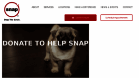 What Snapus.org website looked like in 2017 (6 years ago)