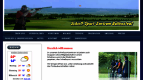 What Schiess-sport-ballenstedt.de website looked like in 2017 (6 years ago)