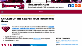 What Snazzywin.com website looked like in 2017 (6 years ago)