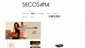 What Secosana.com.ph website looked like in 2017 (6 years ago)