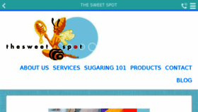 What Sweetspotseattle.com website looked like in 2017 (6 years ago)