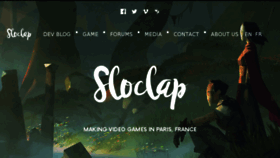 What Sloclap.com website looked like in 2017 (6 years ago)