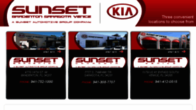 What Sunsetkia.com website looked like in 2017 (6 years ago)