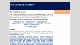 What Scotlanddirectory.info website looked like in 2017 (6 years ago)