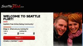 What Seattleflirt.com website looked like in 2017 (6 years ago)