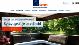 What Spruytarkenbouw.nl website looked like in 2017 (6 years ago)