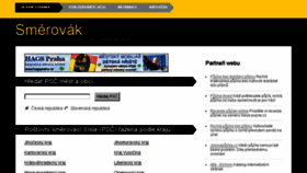 What Smerovak.cz website looked like in 2017 (6 years ago)
