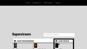 What Superstream.video website looked like in 2017 (6 years ago)