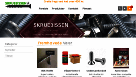 What Skruebissen.dk website looked like in 2017 (6 years ago)