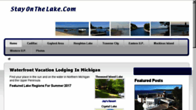 What Stayonthelake.com website looked like in 2017 (6 years ago)