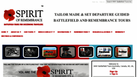 What Spiritofremembrance.com website looked like in 2017 (6 years ago)