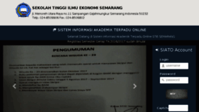 What Siato.stiesemarang.ac.id website looked like in 2017 (6 years ago)