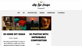 What Skyryedesign.com website looked like in 2017 (8 years ago)
