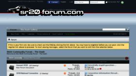 What Sr20-forum.com website looked like in 2017 (6 years ago)