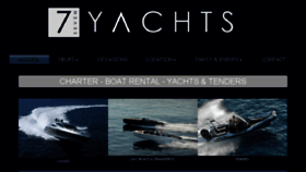 What Seven-yachts.fr website looked like in 2017 (6 years ago)