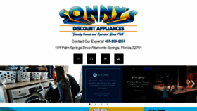 What Sonnysappliance.com website looked like in 2017 (6 years ago)