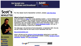 What Scotsnewsletter.com website looked like in 2017 (6 years ago)