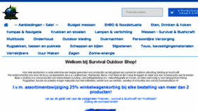 What Survivaloutdoor.nl website looked like in 2017 (6 years ago)