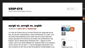 What Serp-eye.com website looked like in 2017 (6 years ago)