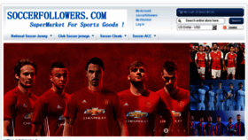 What Soccerfollowers.net website looked like in 2017 (6 years ago)