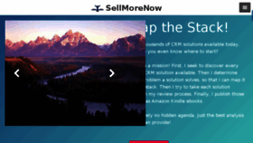 What Sellmorenow.com website looked like in 2017 (6 years ago)