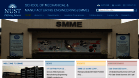 What Smme.nust.edu.pk website looked like in 2017 (6 years ago)