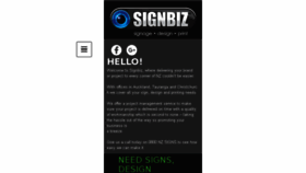 What Signbiz.co.nz website looked like in 2017 (6 years ago)