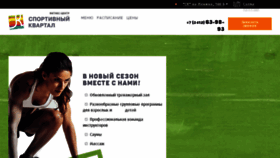 What Sportkvartal.ru website looked like in 2017 (8 years ago)