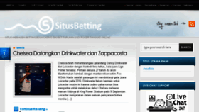 What Situsbetting.com website looked like in 2017 (6 years ago)