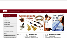 What Sologioielli.com website looked like in 2017 (6 years ago)