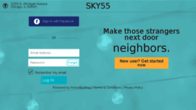 What Sky55chicago.activebuilding.com website looked like in 2017 (6 years ago)