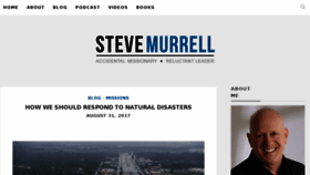 What Stevemurrell.com website looked like in 2017 (6 years ago)