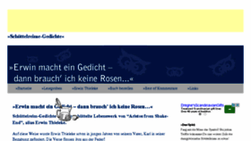 What Schuettelreim-gedichte.de website looked like in 2017 (6 years ago)