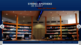 What Syring-apotheke.de website looked like in 2017 (6 years ago)