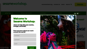 What Sesameworkshop.com website looked like in 2017 (6 years ago)