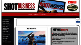 What Shotbusiness.com website looked like in 2017 (6 years ago)