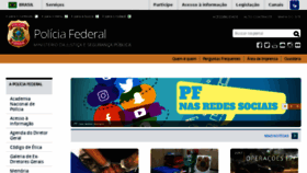What Servicos.dpf.gov.br website looked like in 2017 (6 years ago)