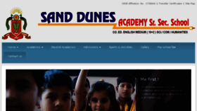 What Sanddunesschool.com website looked like in 2017 (6 years ago)