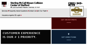 What Sterlingmccallnissancollision.com website looked like in 2017 (6 years ago)