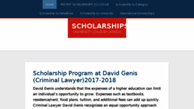 What Scholarship-grants.org website looked like in 2017 (6 years ago)