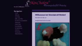 What Skinchakra.eu website looked like in 2017 (6 years ago)